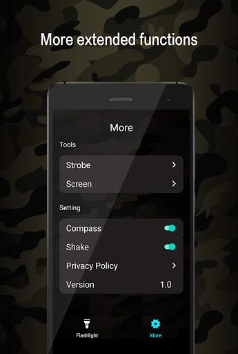 Shake Torch & Flashlight Screen screenshot 3