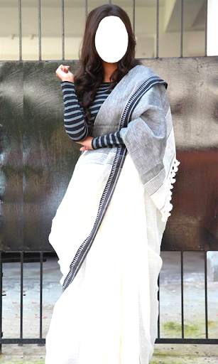 Women Cotton Saree Photo Suit screenshot 3