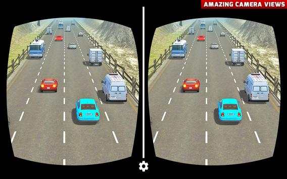 VR crazy car traffic racing screenshot 6