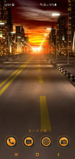Night City Driving Live Wallpaper screenshot 3