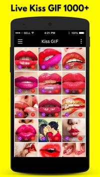 KISS GIF 3 تصوير الشاشة