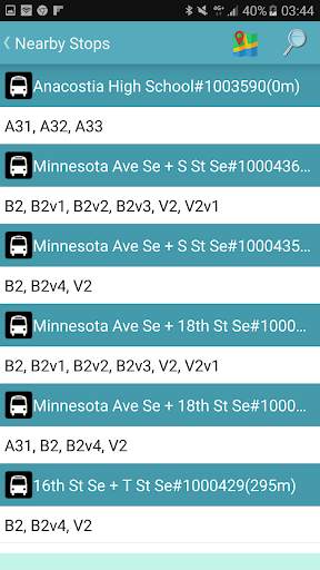 Washington DC Bus Tracker screenshot 7