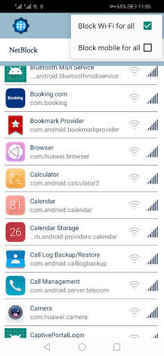NetBlock - Block Internet for selected apps screenshot 4