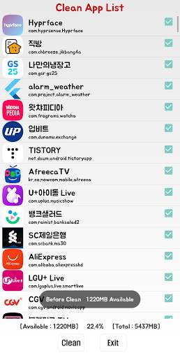 Clean Memory - 메모리 정리 screenshot 2