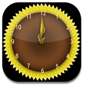 Sunflower Clock Widget icon