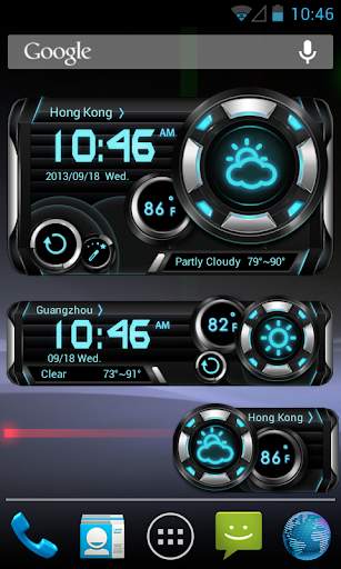 K-Turbo Weather Widget Theme screenshot 3