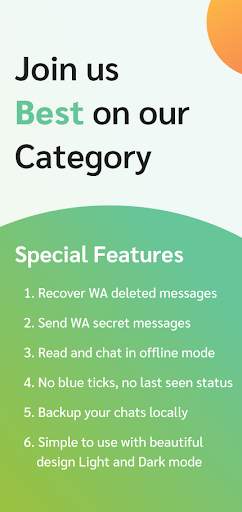 Secret Chat WA messenger: WAMR screenshot 1