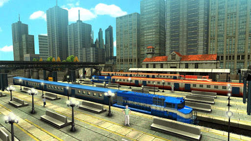 トレインレーシングゲーム 3D 2プレイヤー screenshot 3
