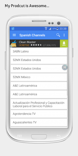Mexico TV sat info screenshot 2