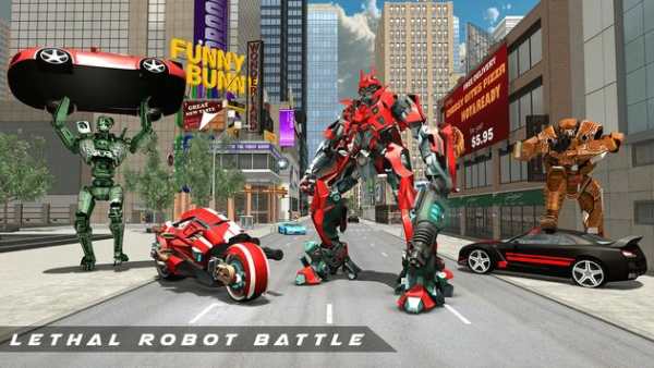 Moto Robot Trasformare Gioco screenshot 12