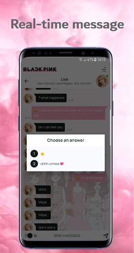 Blackpink Chat! Messenger Simulator screenshot 4