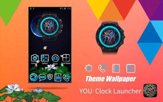 YOU Clock Launcher-Smart,Small screenshot 4
