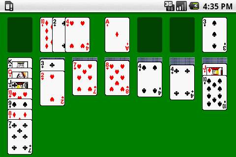 solitaire card game screenshot 1