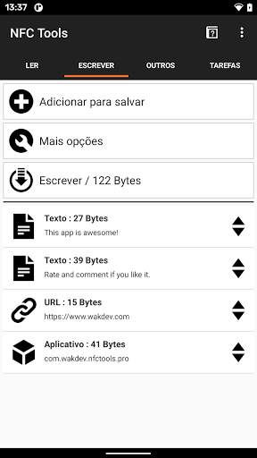 NFC Tools screenshot 3