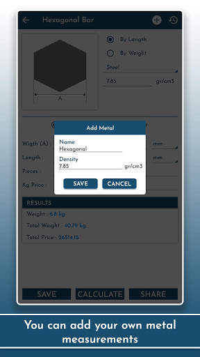 Steel Weight Calculator & Metal Calculator screenshot 5
