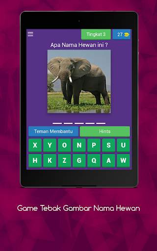 Game Tebak Gambar Foto Hewan Lucu screenshot 11