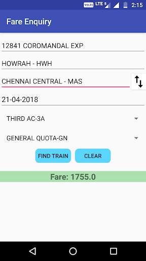 Pocket Railway Enquiry(India) screenshot 2