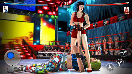 Girls Ring Wrestling Pro Fighting Games screenshot 1