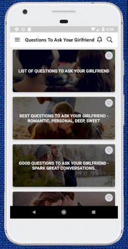 Questions To Ask Your Girlfriend, Crush screenshot 1