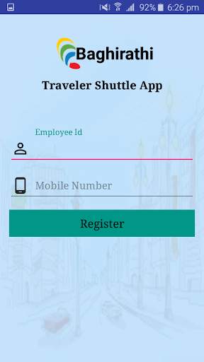 Traveller Shuttle App screenshot 1