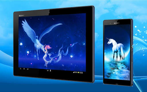 Magic Unicorn Live Wallpaper screenshot 1