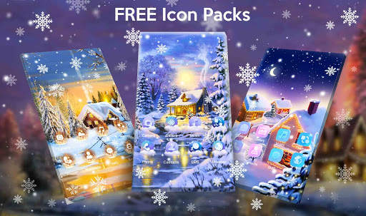 Winter Night Live Wallpapers screenshot 4