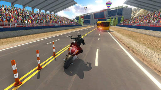 Bike VS Bus Free Racing Games – New Bike Race Game screenshot 3