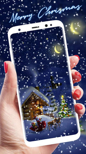 Merry Christmas 2018 APUS Live Wallpaper screenshot 1