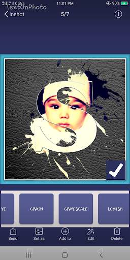 Text On Photo Frame screenshot 4
