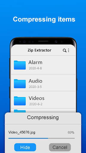 Zip Unzip File compressor | Zip Unzip File Manager स्क्रीनशॉट 4