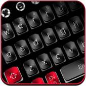 Tastiera Black Red Metal on 9Apps