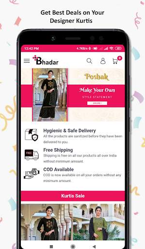 Bhadar Online Shopping App screenshot 1