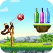 ikon Slingshot Bottle Shooting Simulator 2019