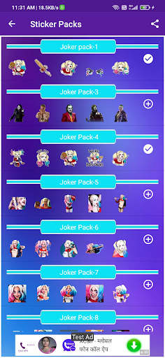 Joker Stickers -WAStickersApp screenshot 2