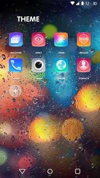 Colored Rain Drops Launcher Theme screenshot 3