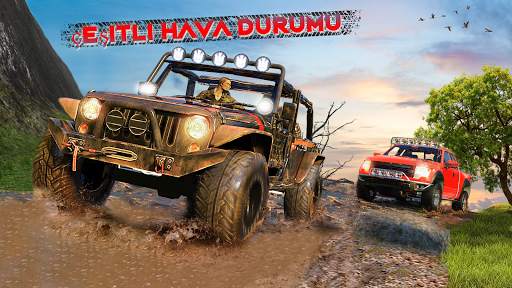 Offroad Jeep Sürüş ve Yarış Du screenshot 3