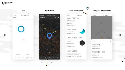 Positional Lite: GPS, Compass, Time, Sun, Moon screenshot 5