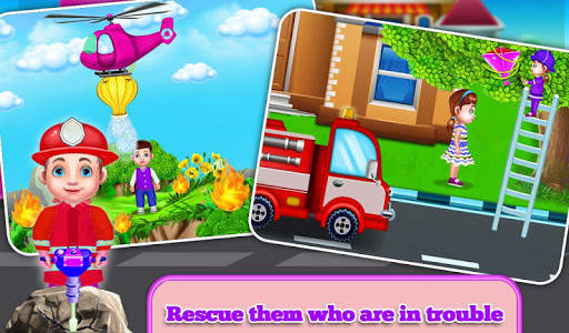 Rescue People From Fire House Fun Fire Fighter screenshot 1