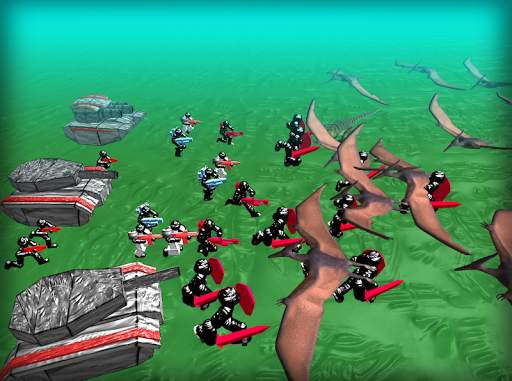 Battle Simulator: Stickman v.s. Dinosaur screenshot 15