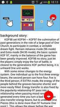 Hints For King Of Fighter 98 screenshot 3