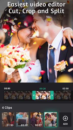 Anniversary video maker with song : video editor screenshot 1