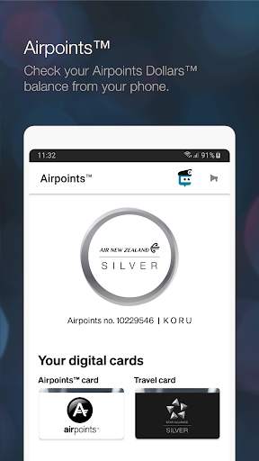 Air NZ mobile app screenshot 4