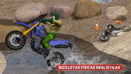 BICICLETA CORRIDA 3D - SUPER HERÓI JOGOS 2018 screenshot 2