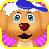 Cute Dog Caring - Kids Game icon