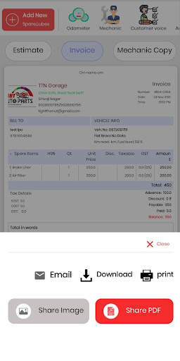 TTN Auto Garage Management App screenshot 8