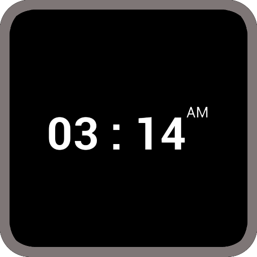 ikon BLACK CAM CLOCK WIDGET