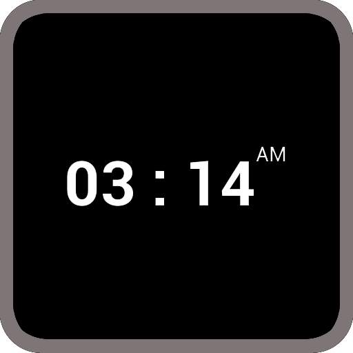 BLACK CAM CLOCK WIDGET 1.4