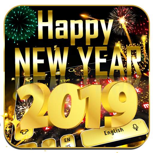 New Year 2019 Keyboard 10001003