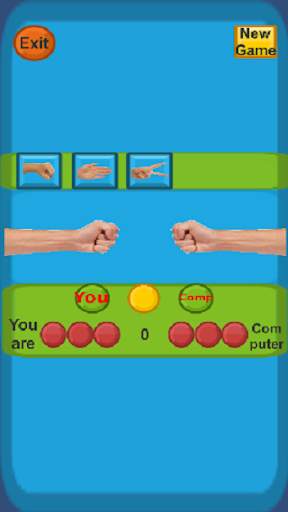 Rock Paper Scissors Game. (One Player) screenshot 1