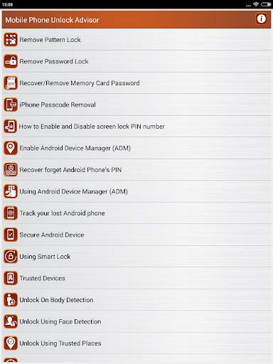 Clear Mobile Password PIN Help 9 تصوير الشاشة